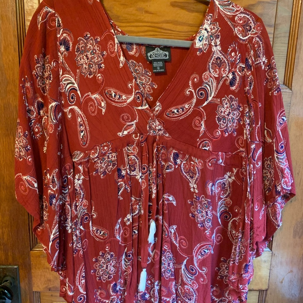 Flowy Short Sleeve Top